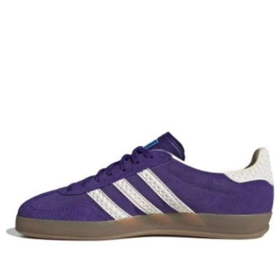 (WMNS) adidas Originals Gazelle Indoor 'Purple White' IF1806 Lavender Sporty Sneakers With Rubber Sole, Sporty Lavender Sneakers With Rubber Sole, Purple Adidas Sneakers With Round Toe, Adidas Purple Sneakers With Round Toe, Purple High-top Adidas Sneakers, Purple Adidas Sneakers, Sporty Lavender Sneakers With Boost Midsole, Sporty Purple Adidas Sneakers, Adidas Purple Sneakers For Sports