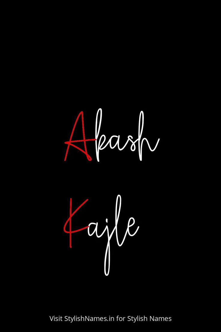 a black background with red and white text that reads ahah kale visit sylishhams in for english names