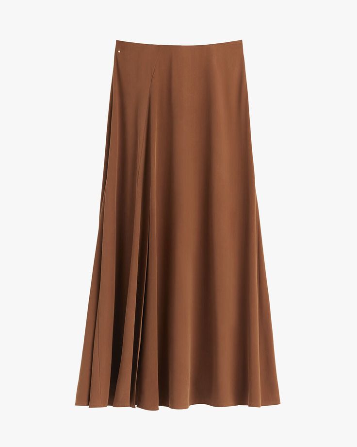 Our favorite statement skirt, now updated in Washable Silk, with a flowy, comfortable silhouette. Draped Collar, Statement Skirt, Silk Maxi Skirt, Cottagecore Style, Collar Coat, Silk Maxi, Collared Coat, Favorite Sweater, Wardrobe Style