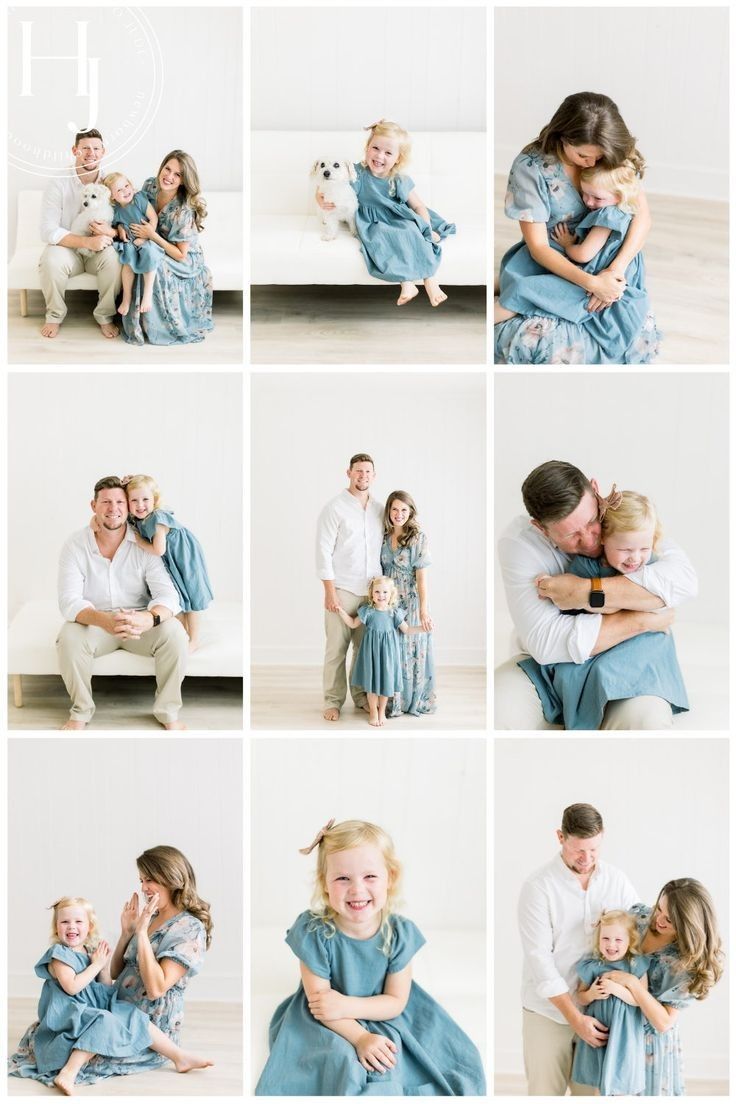 a collage of photos with people holding their children