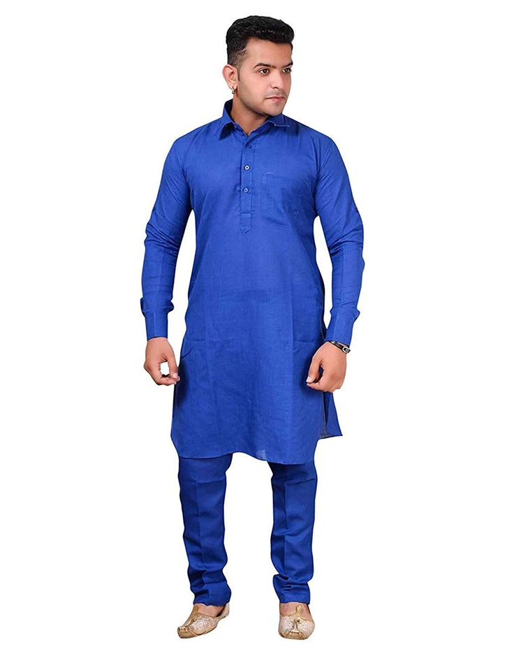 Indian Handmade cotton Kurta Pajama Set | Men’s wear Kurta Chudidar Pajama set | Plain Kurta Dress for Men & Boys. Kurta Cotton, Outfits Indian, Kurta Men, Indian Kurta, Kurta Dress, Ethnic Looks, Kurta Pajama, Plus Size Designers, Mens Pajamas