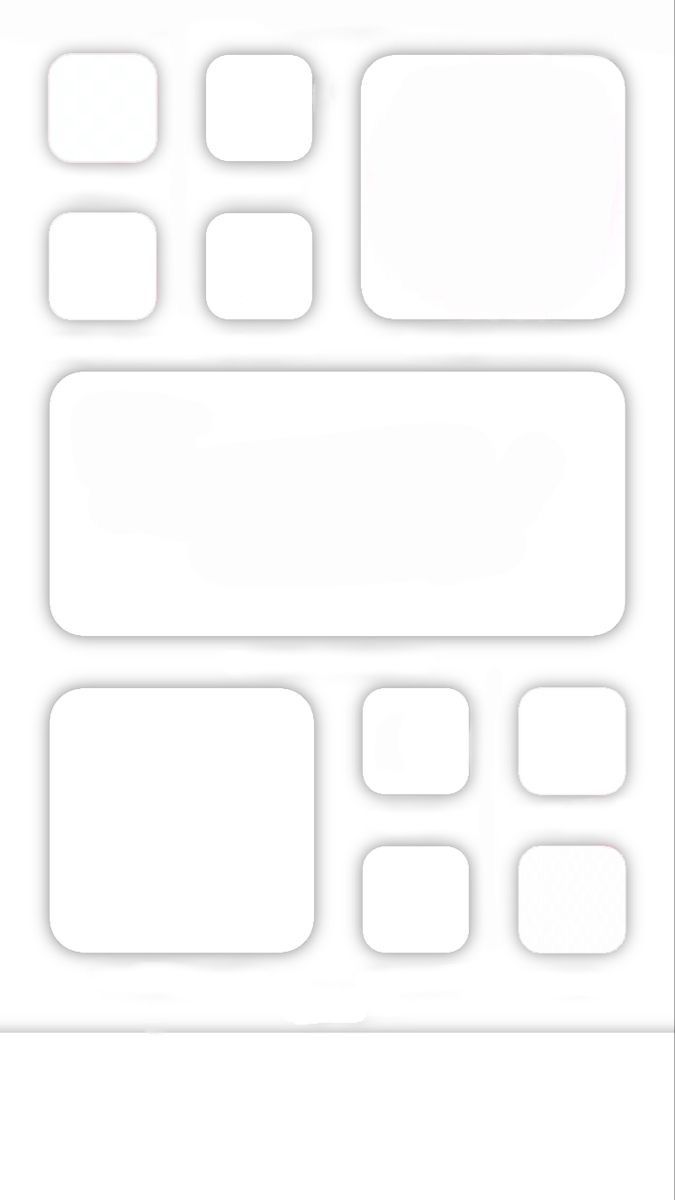 a white background with squares and rectangles