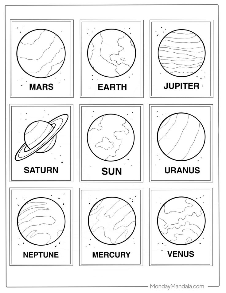 printable solar system worksheet for kids