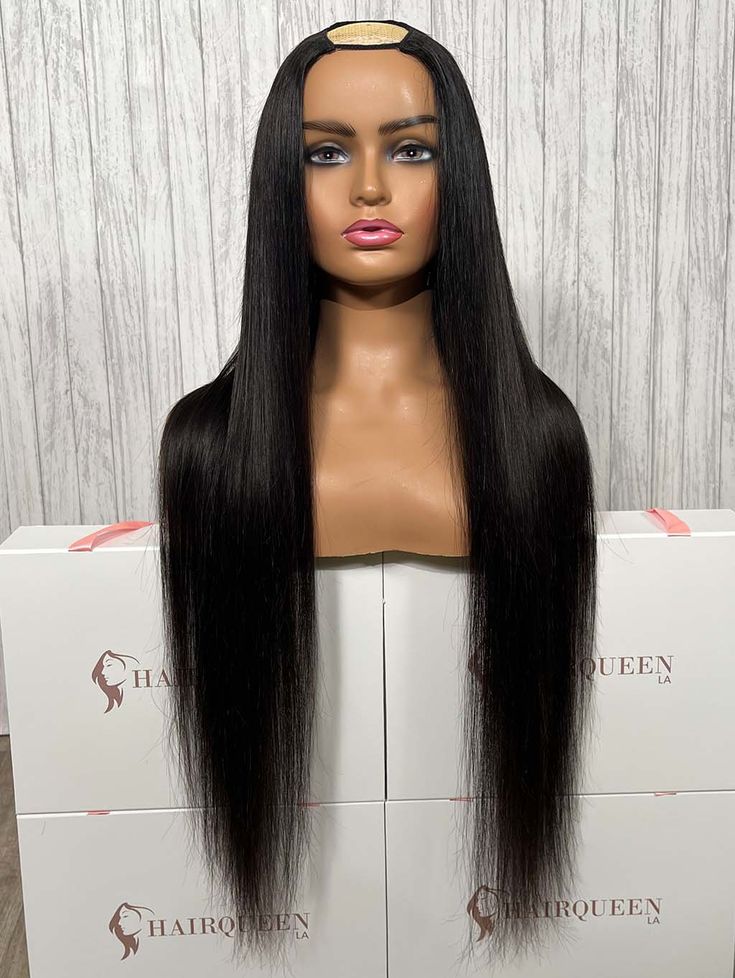 The Jessi Upart wig is made from 100% virgin human hair and comes in a straight style in black. Available in 18" to 30" lengths. Features: Density: 180%Hair Color: 1B4 Clips to secureStretch CapAdjustable Straps Upart Wig Styles, Upart Wig, Queen Hair, Wig Styles, Human Hair, Wigs, Hair Color, Hair Cuts, Human