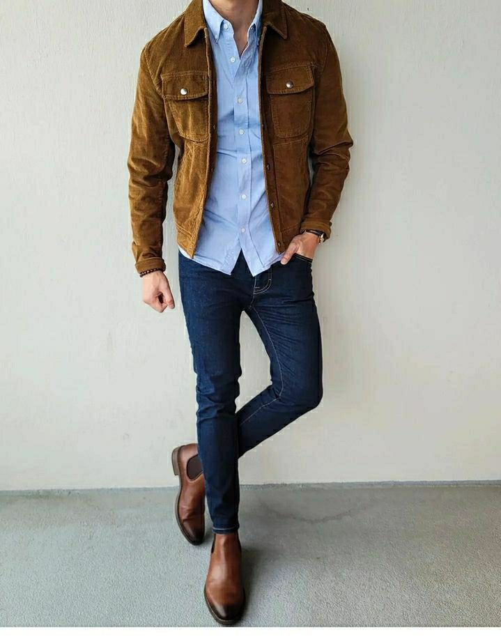 Boots Outfit Inspiration, Brown Chelsea Boots Outfit, Chelsea Boots Outfit, Boots Outfit Men, Smart Casual Menswear, Mens Business Casual Outfits, Brown Chelsea Boots, Mens Casual Outfits Summer, Men Fashion Casual Shirts