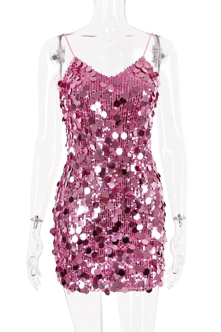 43848455258156|43848455290924|43848455323692|43848455356460 Sequin Cami Dress, Disco Dress, 1920s Flapper Dress, Plunge Dress, Pregnancy Maxi Dress, Short Playsuit, Sequin Mini, Costume Collection, Necklines For Dresses