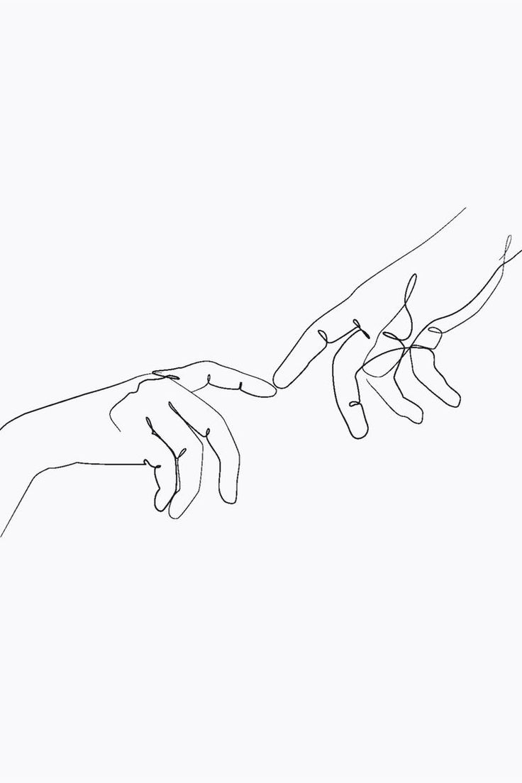 two hands touching each other with one holding the other's hand