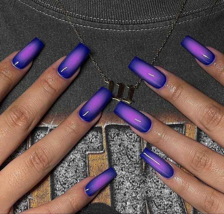 Purple Leopard Nails, Ora Nails, Edgy Nail Art, Dark Purple Nails, Aura Nails, Purple Acrylic Nails, Aesthetic Lockscreens, Airbrush Nails, Purple Nail Designs