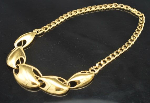 Chunky Gold Necklaces, Runway Necklace, Gold Link Necklace, Japanese Architect, Gold Link Bracelet, Modernist Jewelry, Gold Link, Exclusive Jewelry, Huntington Beach