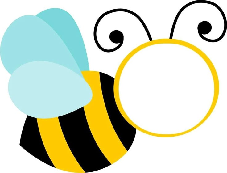 a bee with big eyes and a round nose