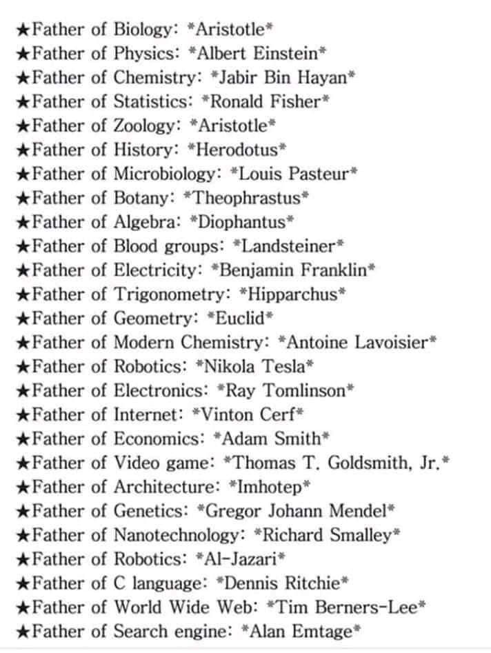 an image of a list of names for different authors