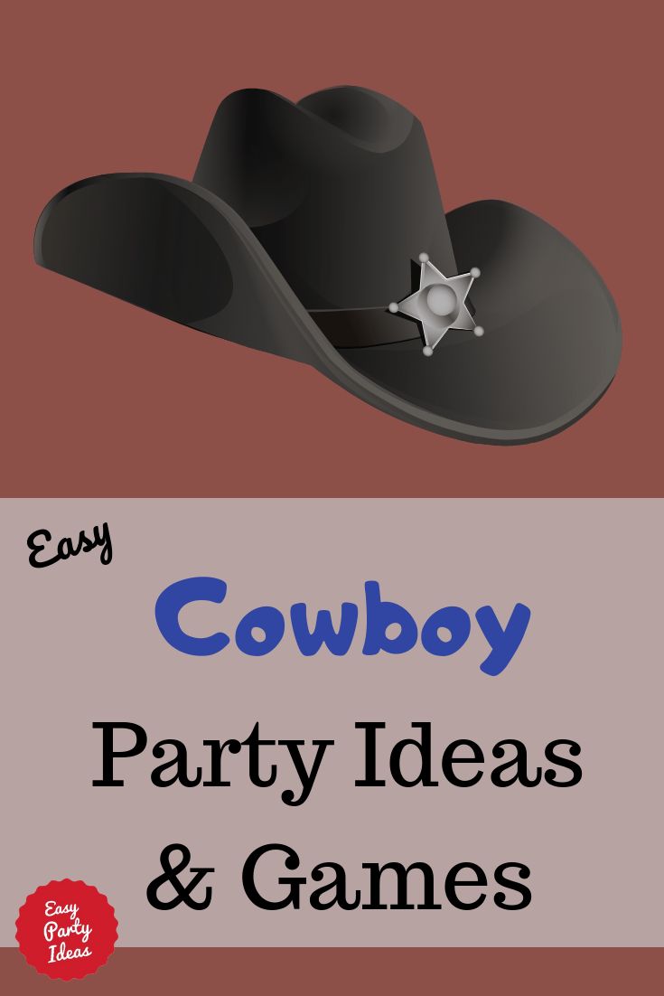 the cowboy party ideas and games are great for kids to play in their own home