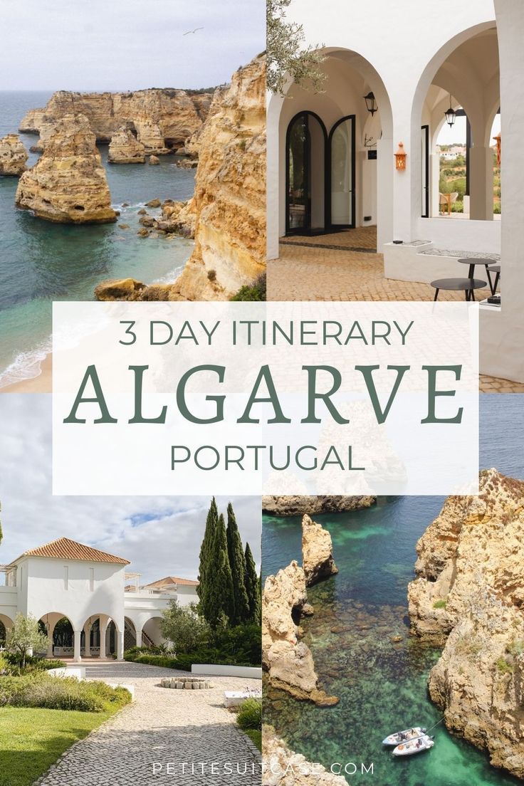 the three day itinerary in algarve portugal