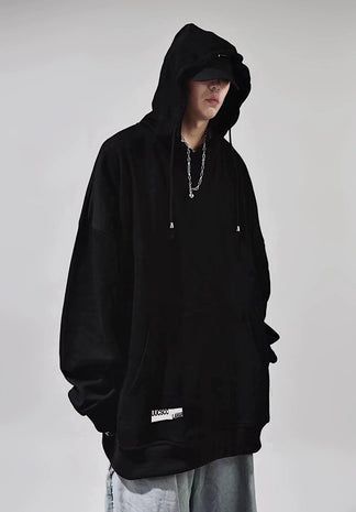 Oversize Print Patch Hoodie WN2192 – WONDER NOAH Urban Long Sleeve Hoodie With Relaxed Fit, Techwear Hoodie With Double-lined Hood, Techwear Long Sleeve Hoodie With Double-lined Hood, Solid Color Long Sleeve Hoodie For Streetwear, Oversized Hip Hop Hoodie With Long Sleeves, Oversized Long Sleeve Hip Hop Hoodie, Oversized Hip Hop Hooded Jacket With Long Sleeves, Hip Hop Style Long Sleeve Sweatshirt With Double-lined Hood, Hip Hop Long Sleeve Sweatshirt With Double-lined Hood