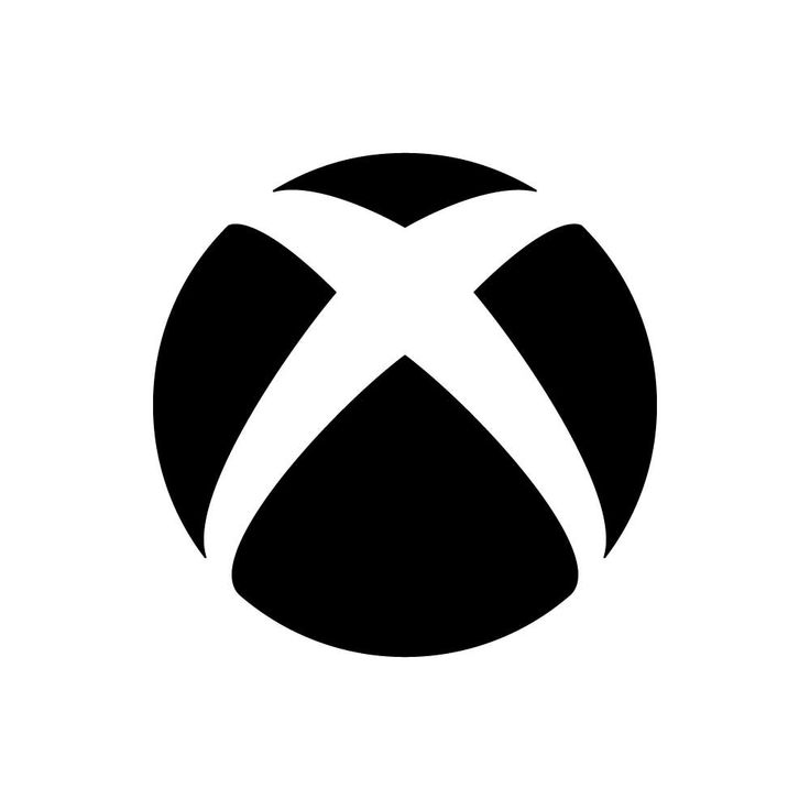 the xbox logo is shown in this black and white photo, it appears to be an x symbol