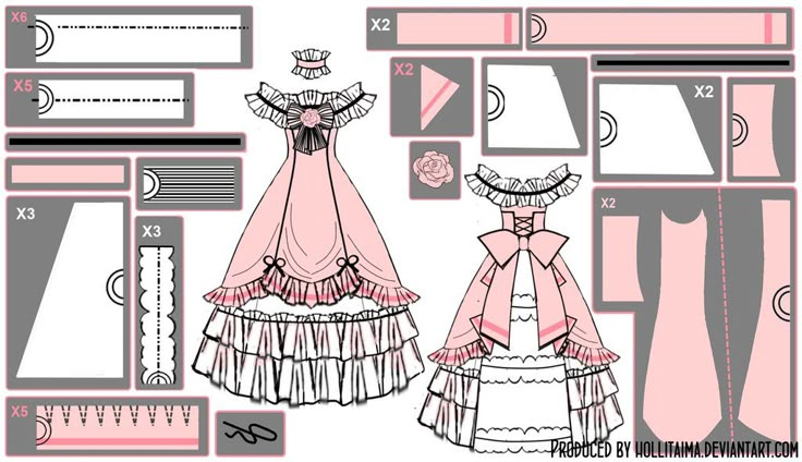 the paper doll is designed to look like a dress