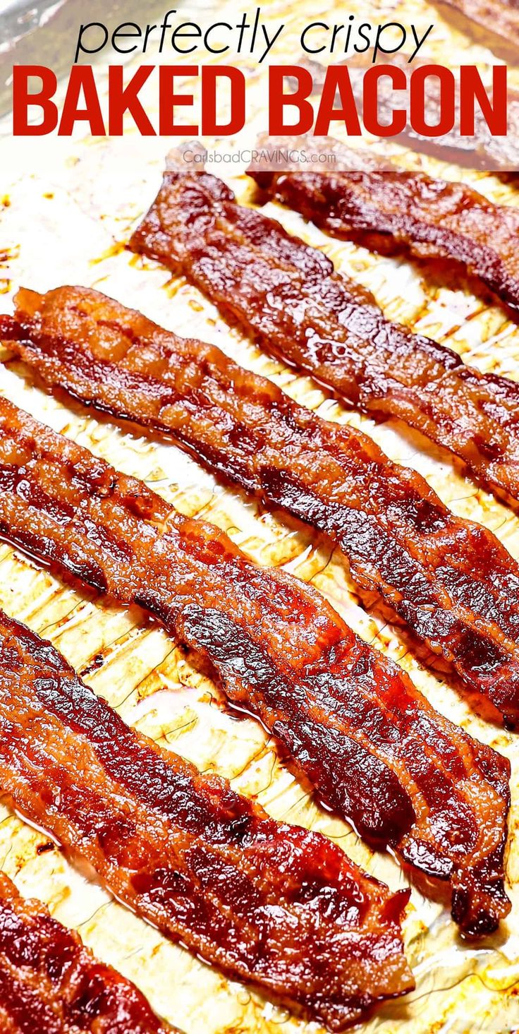 Oven Cooked Bacon Thick Bacon In Oven, Best Oven Bacon, Oven Bacon Thick Cut, Bacon Cooked In The Oven, Bacon In Oven Recipe, Crisp Bacon In The Oven, Bacon In Oven With Flour, Crispy Oven Baked Bacon, How To Cook Bacon In Oven Cookie Sheets