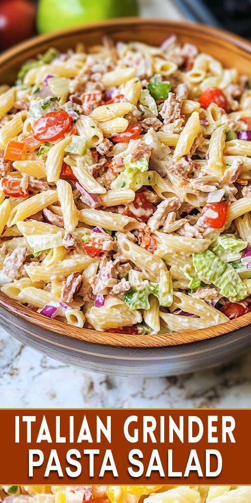 this pasta salad is loaded with chicken, tomatoes, lettuce and other vegetables