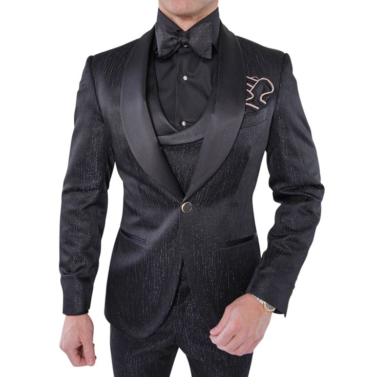 Sebastian Cruz Couture Exclusive Italian Fabric Black Shiny Fabric Limited Edition SCC Signature Satin Shawl Single Button Closure Soft, natural shoulder construction Chest Barchetta Pocket Dual Vents Nero Horn With Gold Tone Signature Buttons Signature Logo Lining All of our jackets are made with 4" extra of fabric to ensure you don't have to send it back to us if it's too small or too big. You can tailor your jacket 2 sizes bigger and/or smaller if needed. We guarantee your satisfaction! Don't Satin Shawl, Dinner Jacket, Shiny Fabric, Logo Line, Fabric Black, Send It, Soft Natural, Italian Fabric, Signature Logo