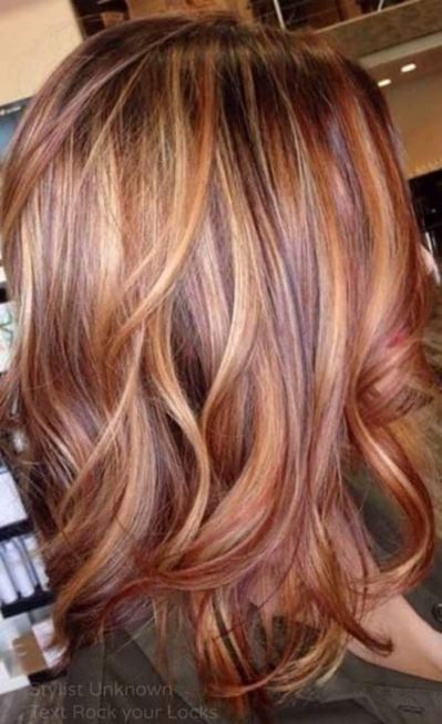 Brown Blonde Balayage, Dark Auburn Hair Color, Carmel Hair Color, Red Hair With Blonde Highlights, Brown To Blonde Balayage, Dark Auburn Hair, Red Blonde Hair, Color Rubio, Blond Balayage