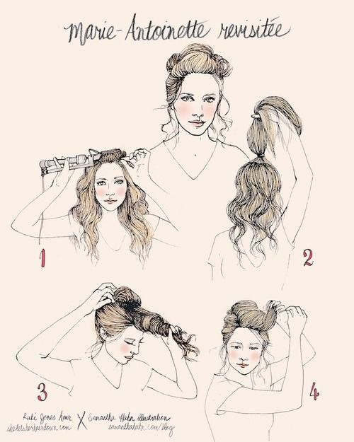 Marie Antoinette Hair, Marie Antoinette Costume, Spring Hairstyles, Hair Tutorials, Hair Envy, Marie Antoinette, Vintage Hairstyles, Hair Dos, Down Hairstyles