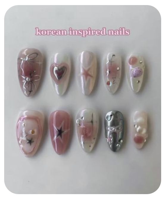 R Signature, Fake Nails Designs, Blush Nails, Pretty Gel Nails, Really Cute Nails, Soft Nails, Kawaii Nails, Nail Jewelry, Minimalist Nails