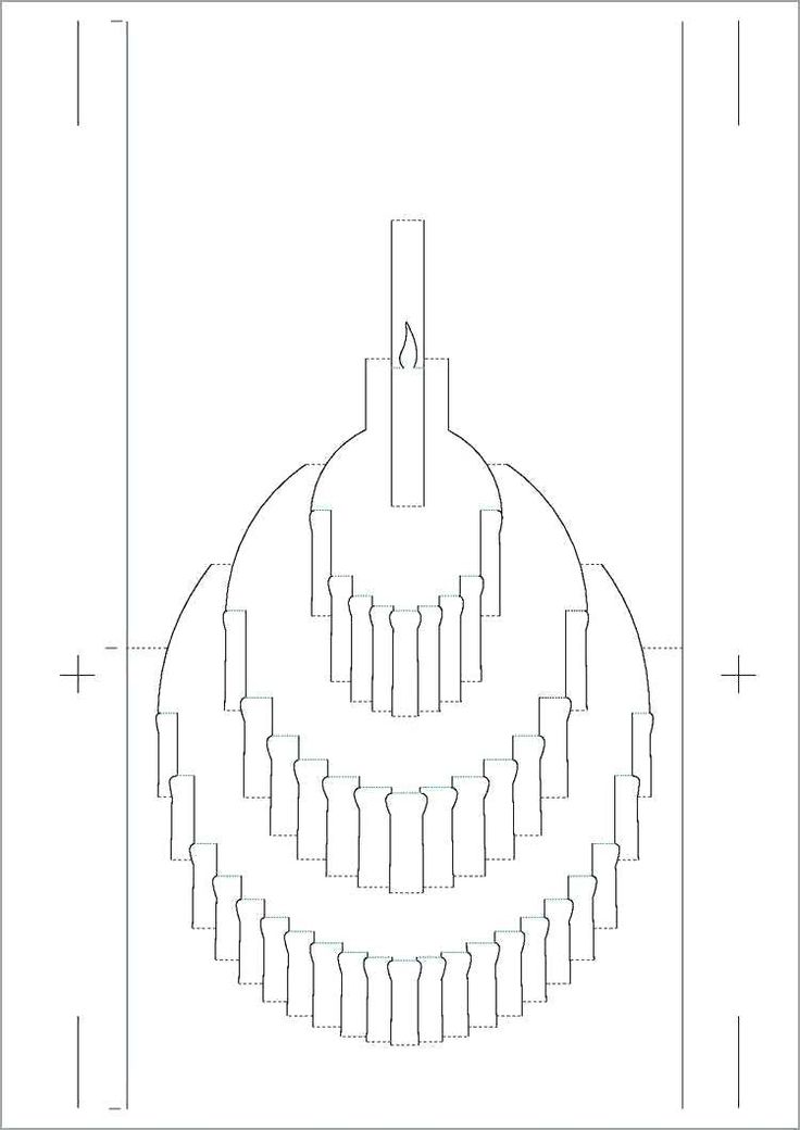 a drawing of a circular object with lines and dots on the bottom half of it