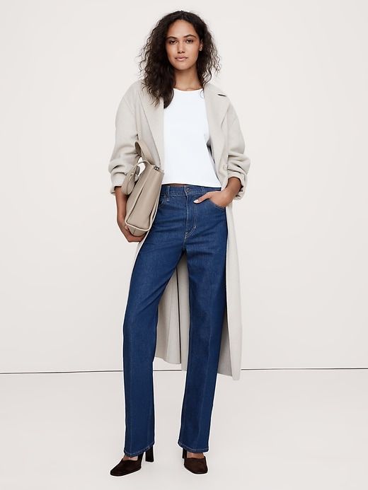 High-Rise Slim Bootcut Jean | Banana Republic Bootcut Jean, Petite Shorts, Bottom Clothes, Work Outfits, Extra Long, Bootcut Jeans, Autumn Winter Fashion, Work Outfit, A Year