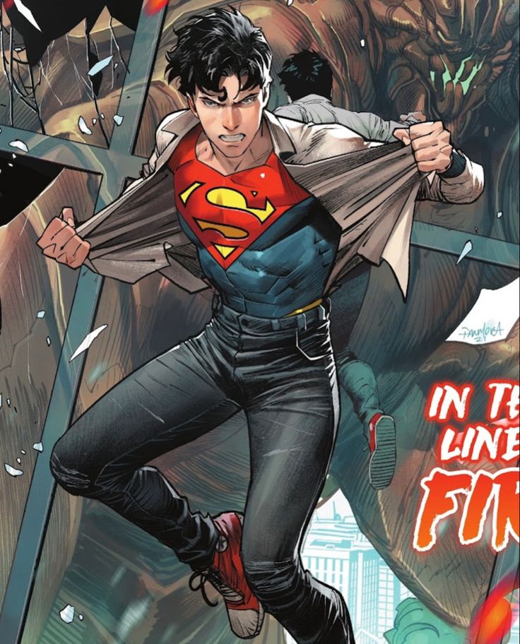 the cover to superman's new comic series