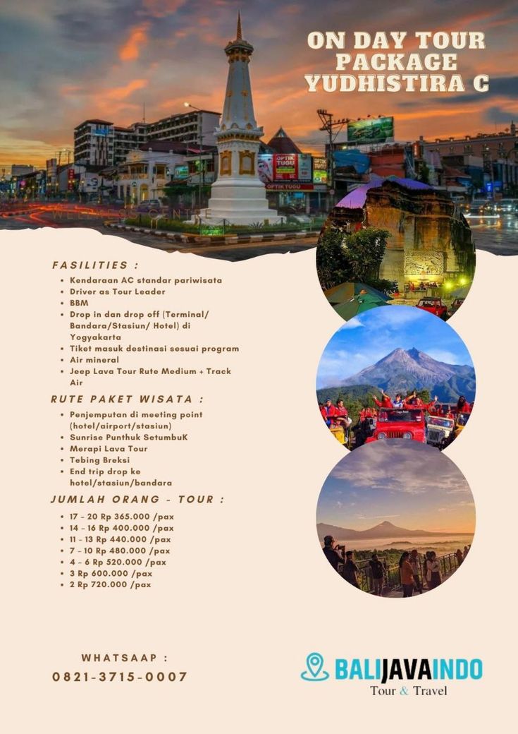 an advertisement for a tour in the philippines with pictures of different places and their names