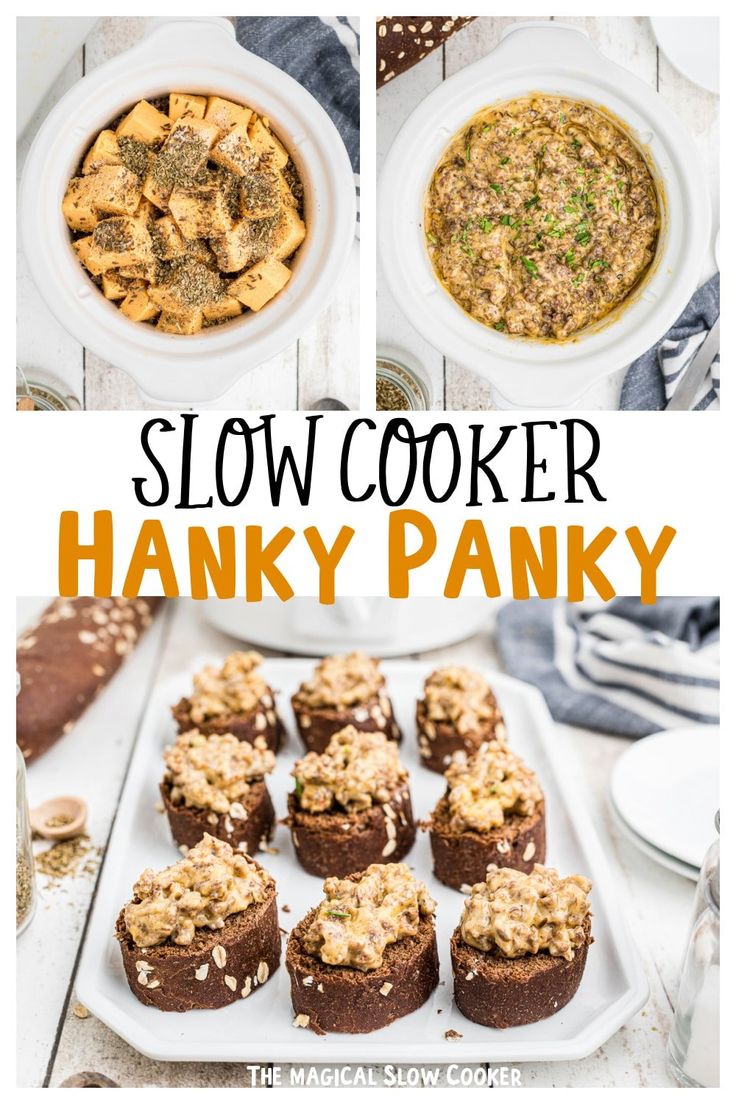 the recipe for slow cooker hanky panky is easy to make and delicious