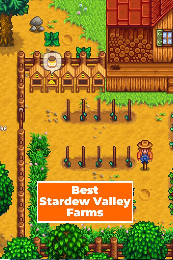 the best stardew valley farms in the game, and it's very easy to play