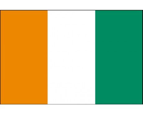 the flag of ireland is shown in green, white and orange