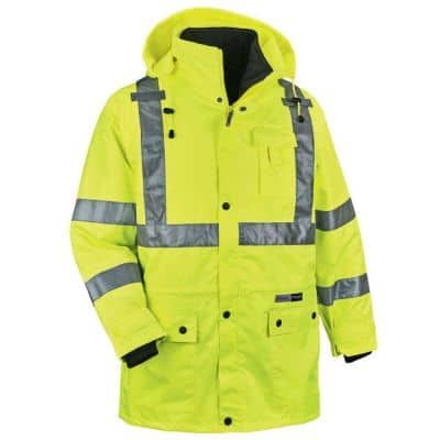 Class 3 4-in-1 Jacket: Fall, Winter, Spring. The only jacket you will need all year. Inner jacket zips out and sleeves zip off to create Class 2 thermal vest. Size: 3xl. Color: Lime. Gender: male. Age Group: adult. Thermal Vest, Work Coat, Types Of Jackets, Big Clothes, Work Jackets, Warm Coat, Parka Jacket, Dungarees, Puma Jacket