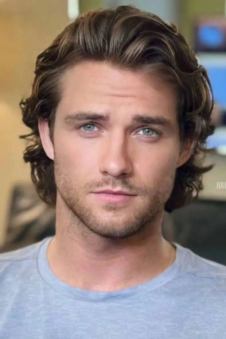 Flowy Haircut Ideas for Men | HairAide Men Flow Haircut, Medium Flow Hair Men, Man Hairstyle Long, Flowy Haircut, Flowy Hair Men, The Flow Haircut, Long Layered Hair Men, The Flow Hairstyle Men, Mens Hairstyles Long