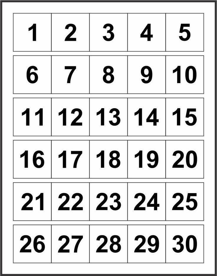 the numbers are arranged in black and white to make it easier for kids to learn how to