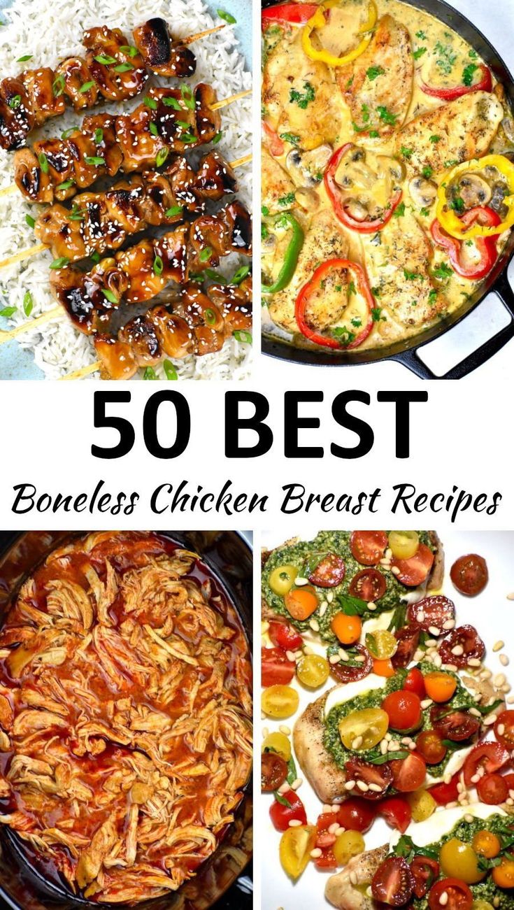 the top 50 best boneless chicken breast recipes