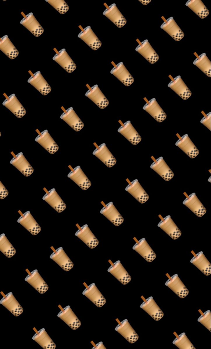 a black background with many cups and spoons on it's sides, all lined up in the same pattern