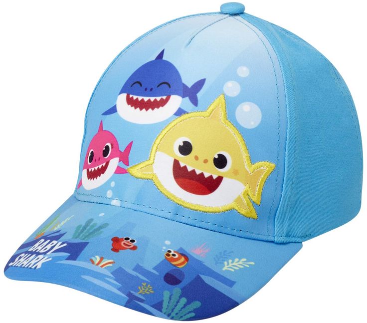 PRICES MAY VARY. High Quality: Lightweight and breathable brimmed cap with the adorable Baby Shark print Colorful Cartoon Cap: All-time classic baseball cap design with snap back closure that stays put on active little boys. Perfect for playdates, outdoor activities, or lounging at home Curved Brim: Protect your toddler boy's eyes from the sun, and help him stay cool and comfortable during long summer days at the beach, playground, or pool Fun and Practical: Your son will be ready for all his da Beach Playground, Shark Hat, Cap Baby, Sharks For Kids, Kids Baseball Caps, Pool Fun, Shark Print, Toddler Hat, Kids Baseball