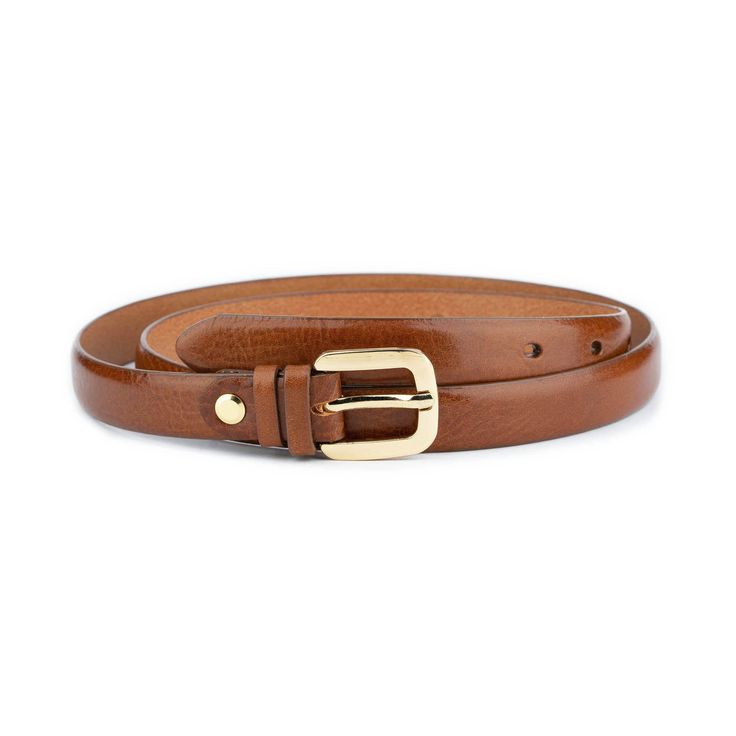 "Buy Thin Belt Womens Cognac Brown Leather Gold Belt Buckle Leather Belt Womens Belt For Dresses BELT SIZE: Choose from drop down menu above BELT WIDTH: 3/4″ | 2.0 cm LEATHER: Genuine Italian leather COLOR: Brown BUCKLE: Gold color CONDITION: New INCLUDED: Dust bag ALL BELTS ARE MEASURED FROM THE LEATHER PART'S END TO THE MIDDLE HOLE. Usually choose belt two sizes larger than regular jeans size. For example, if you wear jeans in size 32\", then belt size 36\" would fit well. PAYMENT Shopping on Brown Belt Women, Belt For Dresses, Gold Belt Buckle, Womens Belt, Plus Size Belts, Womens Leather Belt, Silver Belt Buckle, Gold Belt, Gold Belts