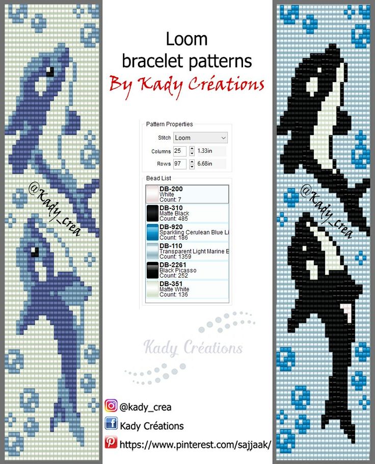 a cross stitch pattern with the words loom, braclet patterns by kaydy creations