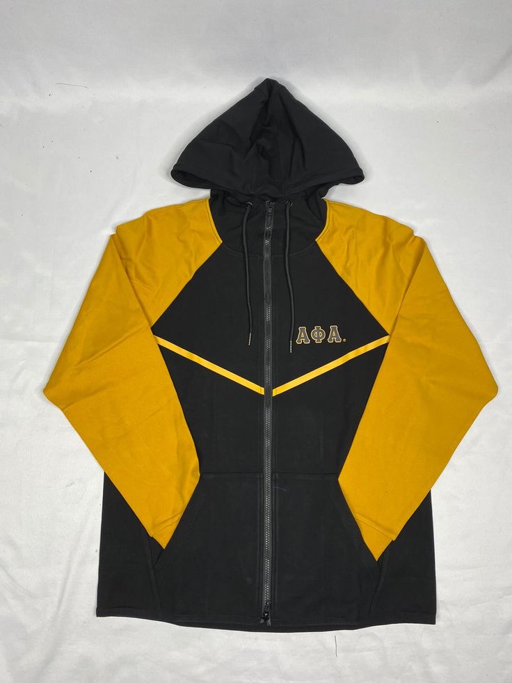 Ship in 1 week Special Tech Fleece Black and Old Gold, pictures look a lighter than it is. Two tone jacket Gold Pictures, Tech Fleece, Jacket Sale, Puma Jacket, Fleece Jacket, Nike Jacket, Outdoor Activities, Contemporary Style, Daily Wear