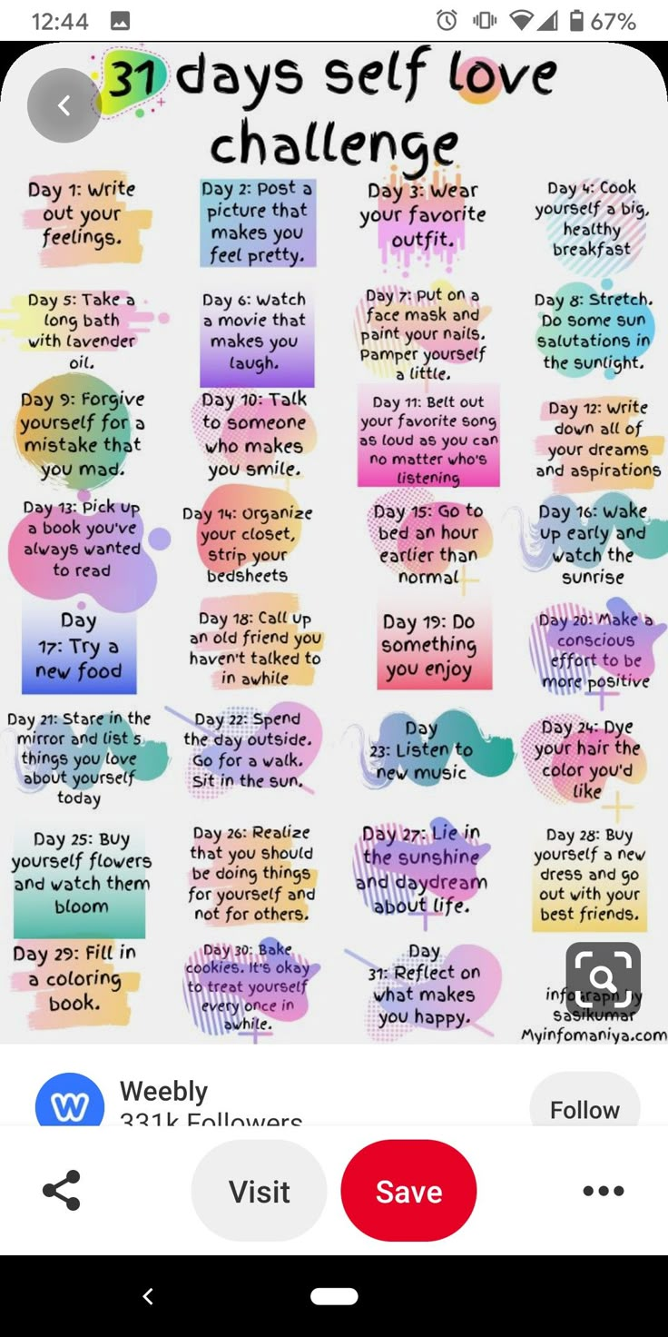 31 Days Of Self Love, Hastag Instagram, Importance Of Self Care, Start Loving Yourself, Self Love Challenge, 30 Day Challenges, Happiness Challenge, Self Care Bullet Journal, Vie Motivation