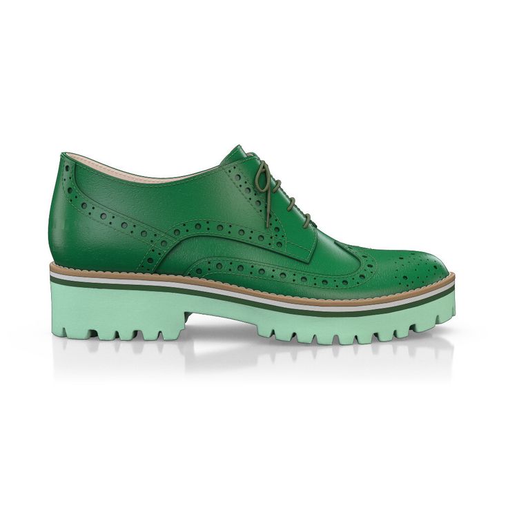 Casual Shoes 39722 | Girotti Rainbow Sneakers, Shoe Stretcher, Green Boots, Loafer Shoes Women, Funky Shoes, Green Shoes, Derby Shoes, Womens Oxfords, Vintage Shoes