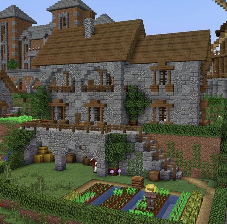 an image of a very nice house in minecraft