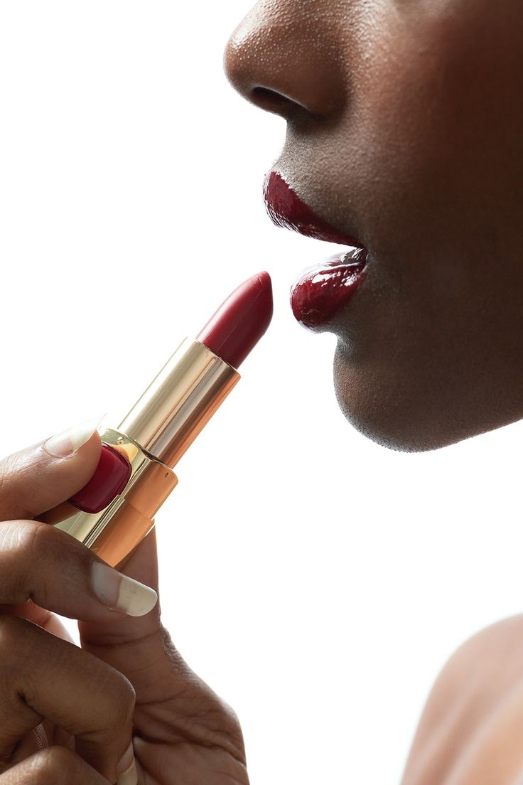 Black woman applying red lipstick on her lips | premium image by rawpixel.com / Jira Applying Red Lipstick, Glossy Red Lipstick, Woman Lipstick, Glossier Background, Makeup Poster, Lipstick Ad, Lipstick Photos, Lipstick For Fair Skin, Women Lipstick