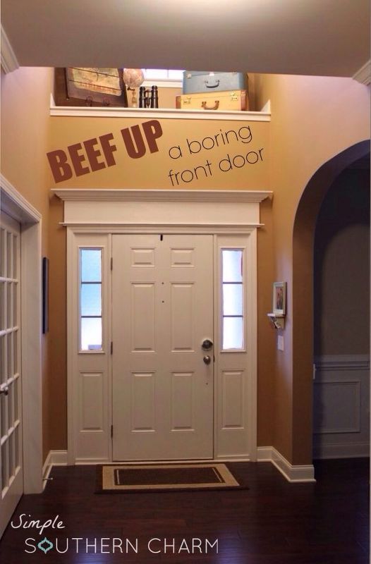 a door with the words beef up on it and an open sign above it that says,