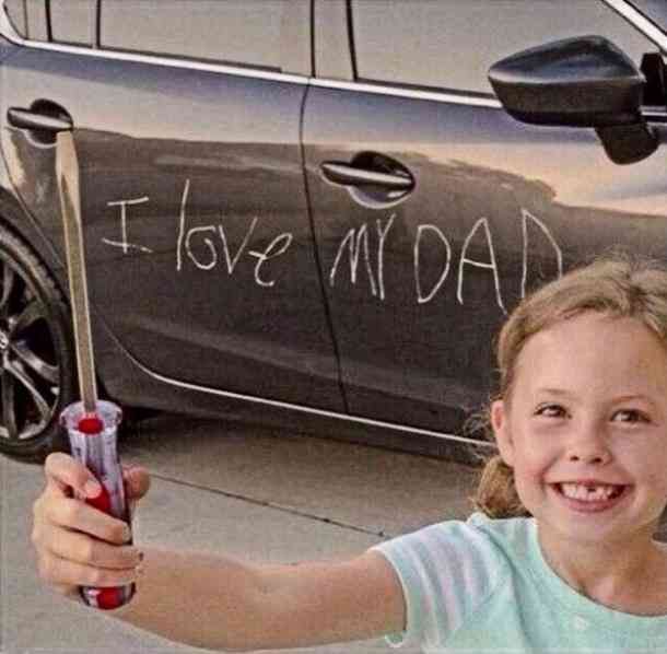 "I love my dad." #dadmeme #dadjoke #fathersday #father #fatherhood #funnymemes #memes #funnyquotes #fathersdayquotes #fathersdaymemes Auto Humor, Happy Fathers Day Funny, Happy Fathers Day Greetings, Laughing Funny, Fathers Day Images, Dad Jokes Funny, I Love My Dad, Funny Fathers Day, Funny Happy