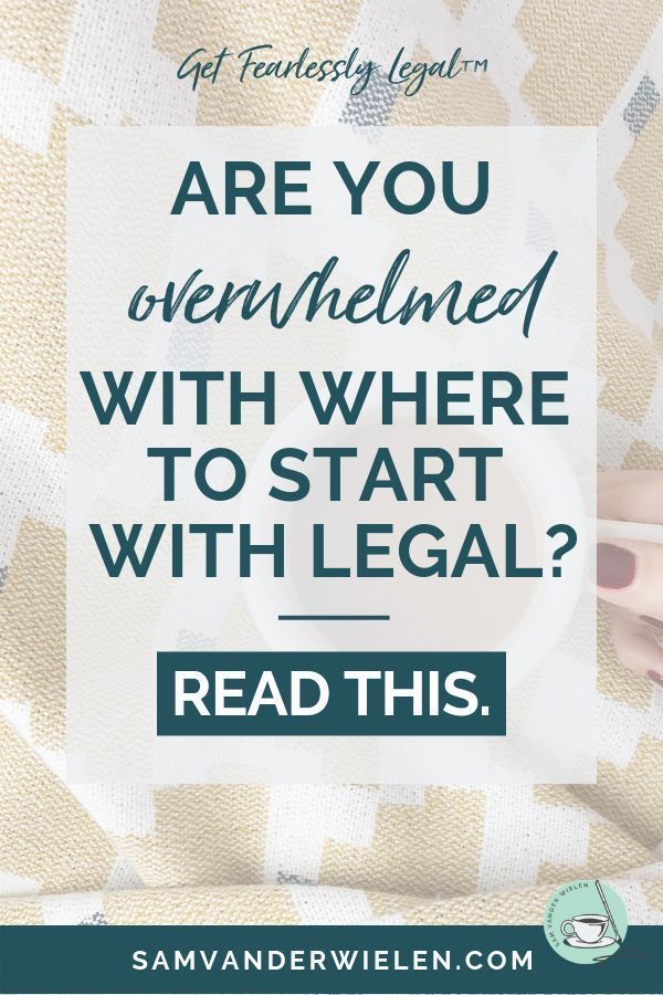 Are you overwhelmed with where to start with legal? Read this. https://www.samvanderwielen.com/where-to-start-with-legal/ Email List Building, Sleep Tight, Data Entry, Online Entrepreneur, Business Resources, Online Coaching, Inbound Marketing, Home Based Business, Business Tools