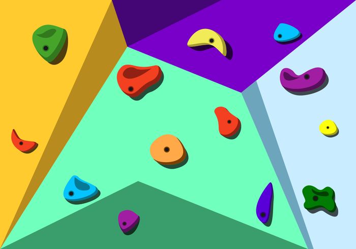 an animated image of colorful rocks and shapes